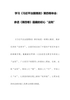 学习《习近平治国理政》第四卷体会：参透《第四卷》蕴藏的初心“法则” 封面