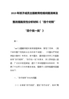 班子成员主题教育检视问题清单及整改措施党性分析材料《“四个对照”“四个找一找”》 封面