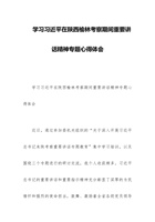 学习习近平在陕西榆林考察期间重要讲话精神专题心得体会 封面